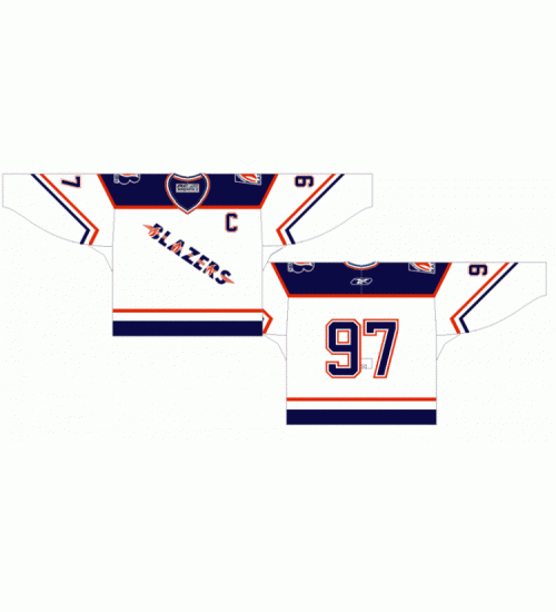 Custom WHL Kamloops Blazers 2004 05 Home Hockey Jersey White